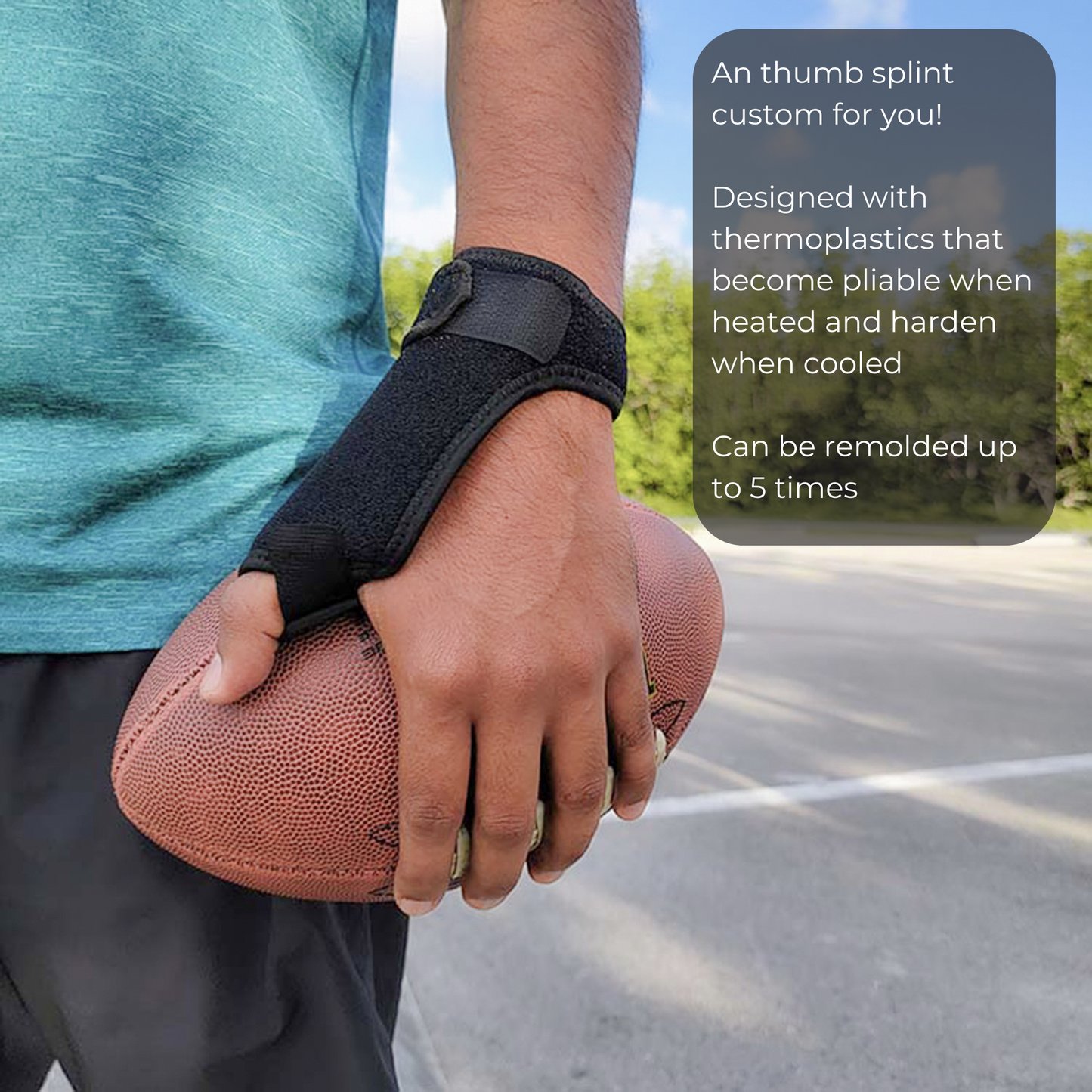 MySplint Form Fitting Thumb Brace
