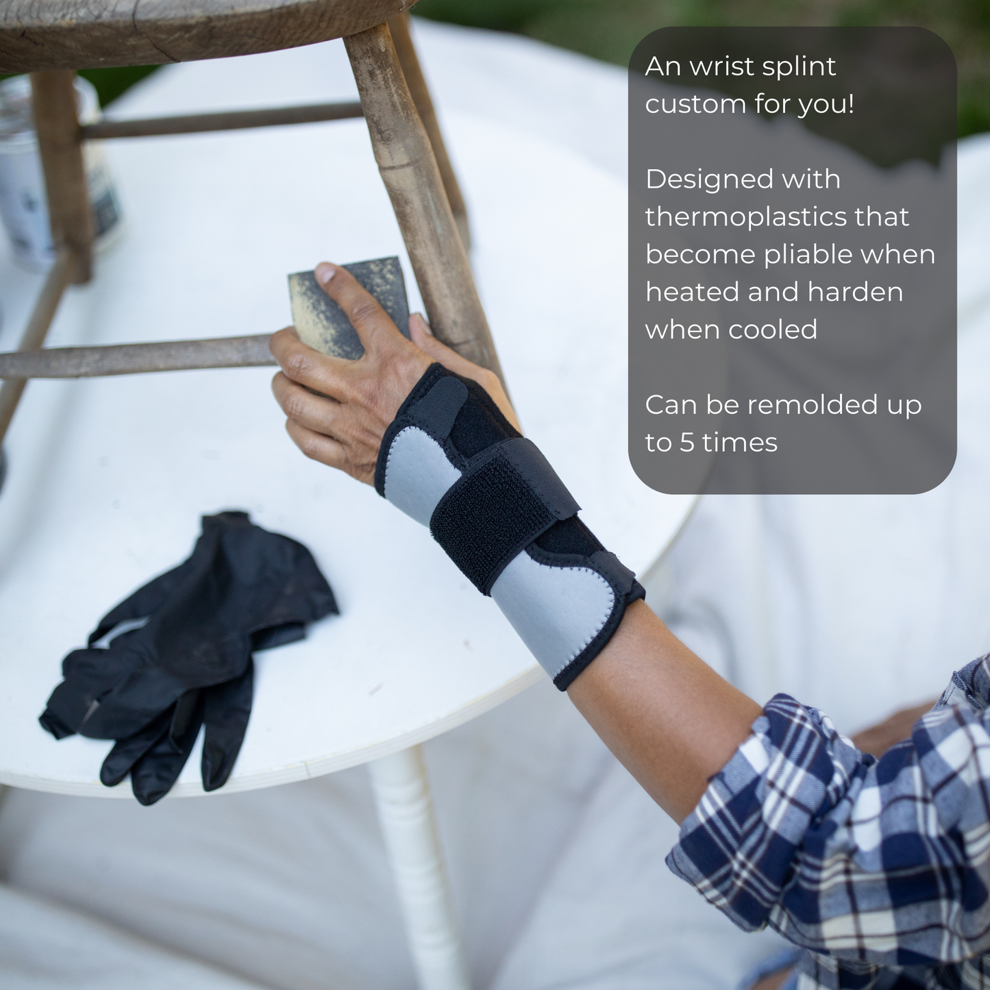 MySplint Form Fitting Wrist Brace